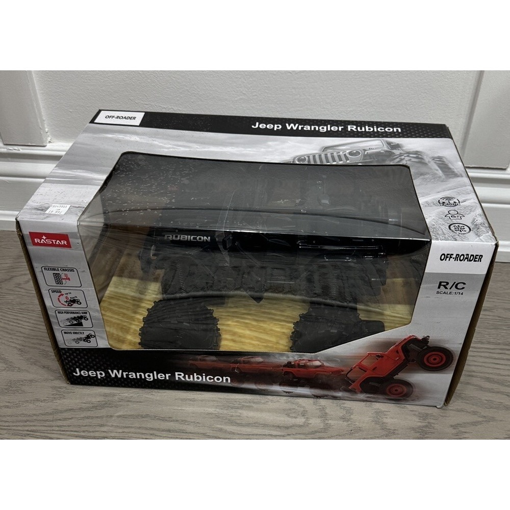 RASTAR 1:14 JEEP Wrangler Rubicon RC Car 4WD Cross-country Vehicle Kids Toy